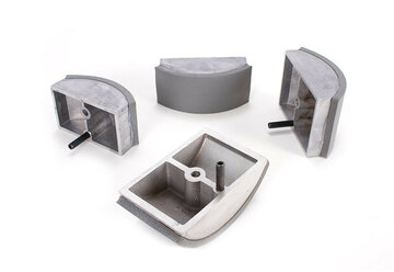 Plaques inf&eacute;rieures pour les presses &agrave; casquettes