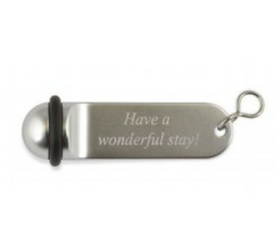 Hotel key ring ronded