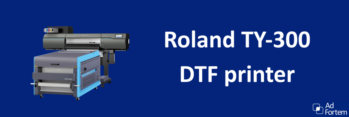The new Roland TY-300 DTF printer