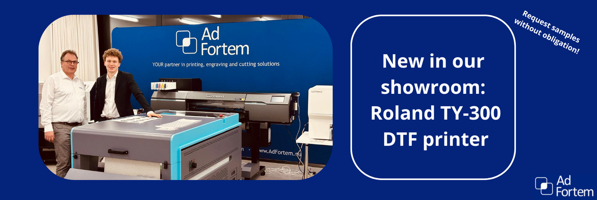 New in our showroom: Roland DTF