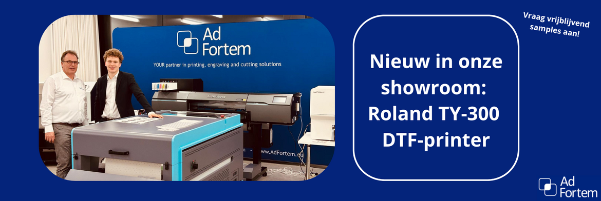 Nieuw in onze showroom: Roland DTF!
