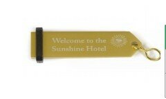 Hotel key ring